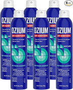 Ozium Air Sanitizer Spray - Room Odor Eliminator for Home, Car, and Office - Outdoor Essence - 8 oz Can - 6 Pack
