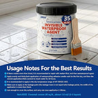 Transparent Waterproof Sealant, 35 Oz Transparent Waterproof Coating for Roof Repair, Walls, Window, Bathroom, Kitchen, Water-Based Clear Sealant, Indoor & Outdoor Invisible Waterproof Agent