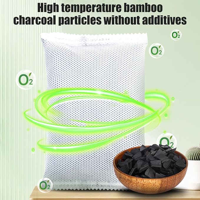 30Pcs Activated Charcoal Bags Multi-Use Charcoal Odor Absorber Air Freshener Shoe Deodorizer for Home Car Cabinet Basement