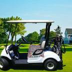 ENYORSE Golf Cart Seat Covers - Ethnic Style Golf Cart Towel Blanket for 2/4 Seater, Soft & Breathable Microfiber, Keeps Seats Cool & Comfortable, 51”x31”, Fits EZGO/Yamaha/Club Car