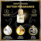 Urban Naturals Savage One Car Air Freshener for Men | Long Lasting Perfume Car Fresheners with Sauvage Fragrance | Hanging Diffuser with Vent Clip | Odor Eliminating Technology | Made in USA (3 Pack)