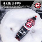 Adam's Polishes Mega Foam (16oz, 2 Pack) - Detailing pH Neutral Car Soap Washing, Concentated For Use In Car Wash Bucket, Foam Gun For Cleaning, Won't Strip Car Wax or Ceramic Coating