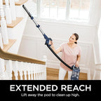 Shark Navigator Lift-Away ADV Upright Vacuum with HEPA Filter, Powerful Pet Hair Pickup, Advanced Swivel Steering, Lightweight Versatility, For Carpets & Hard Floors, Blue Jean, LA301