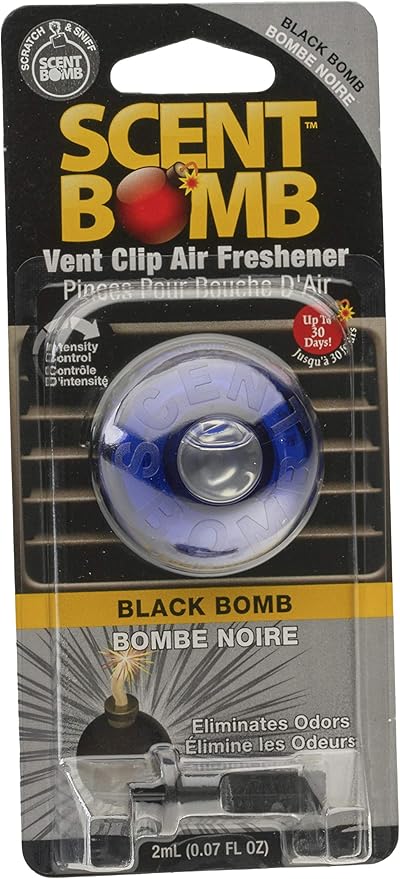 Scent Bomb Blue Eye Car Air Freshener Vent Clip – Long-Lasting Fragrance, Easy Clip-On Design for Freshness, Ideal for Cars, Trucks & SUVs – Keeps Your Vehicle Smelling Fresh (Black Bomb, 3 Pack)