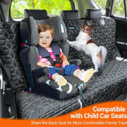 Bench Dog Car Seat Covers for SUV, Waterproof Dog Seat Cover for Back Seat Fit Ford Explorer Heavy Duty Non Slip Back Seat Cover Protector for Chevrolet Tahoe/Yukon/Suburban/Expedition