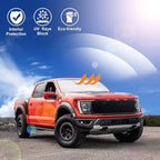 Windshield Sun Shade Compatible with 2021-2024 2025 2026 Ford F150 F-150 (Lariat, King Ranch, Platinum, XL XLT Limited Raptor) Accessories Sunshade Shield Protector