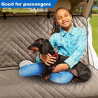 Bench Car Seat Cover Protector - Waterproof, Heavy-Duty and Nonslip Pet Car Seat Cover for Dogs with X-Large Size Fits for Large SUVs & Trucks
