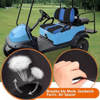 Golf Cart Seat Cover Sets Front Golf Cart Seat Covers Fit for Club Car Precedent OEM Ordinary Seat Cushion, Washable Seat Cover