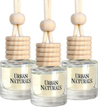 Urban Naturals Savage One Car Air Freshener for Men | Long Lasting Perfume Car Fresheners with Sauvage Fragrance | Hanging Diffuser with Vent Clip | Odor Eliminating Technology | Made in USA (3 Pack)