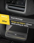 3W Car Air Freshener in Rear Vent for Model Y Juniper 2025 2026 & Model 3 Highland 2024-2026, Air Vent Protector, Air Fragrance Diffuser Set, 5 Scent Aroma Sticks, Long-Lasting