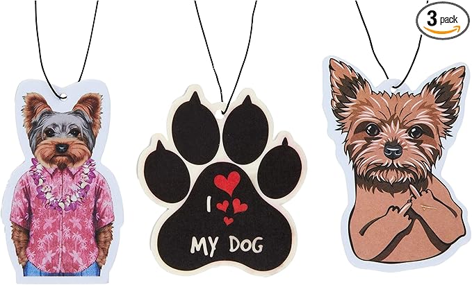 Air Freshener Scented With Essential Oils By Fresh Fresheners (Yorkie Lover)