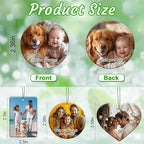 3-500Pcs Custom Air Fresheners with Picture - Personalized Double Sided Photo Text Logo Air Freshener for Car Hotel Business Event Promotion (General, Circle)