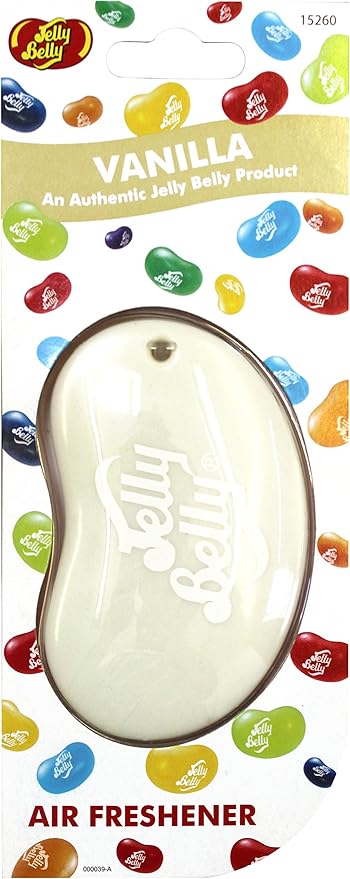 Jelly Belly 15260NB 3D Jelly Bean Air Freshener, Vanilla