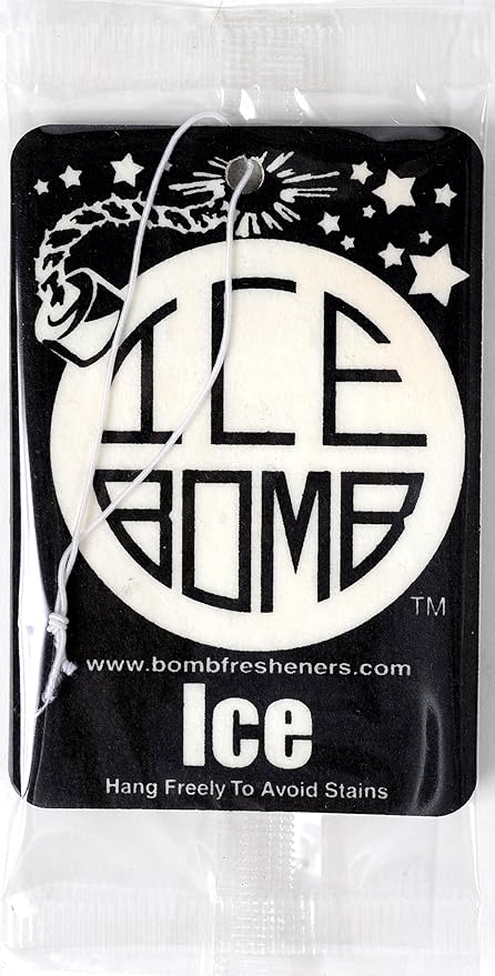 Ice Bomb Air Freshener Pouch Pack 72 pc Box