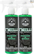 Chemical Guys New Car Smell Air Freshener and Premium Odor Eliminator Refreshes & Neutralizes Odors, Great Car Fresheners for Trucks, SUVs, RVs, and More - 16 Fl Oz (Pack of 2)