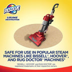 Resolve Urine Destroyer Steam Carpet Cleaner Solution – 2X Concentrated Formula Urine Eliminator for Pet Stains & Odors, Safe for Bissell, Hoover & Rug Doctor, 60 fl oz