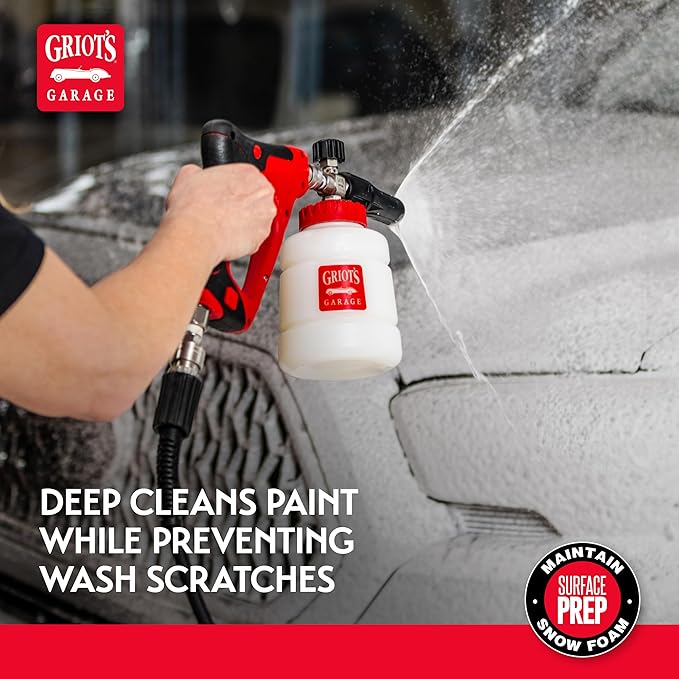 Griot's Garage BOSS Foaming Surface Wash for Car Cleaning and Detailing, Compatible with the BOSS Foam Cannon Auto-Mix System, One Gallon