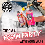 Chemical Guys CWS215 Sticky Snowball Ultra Snow Foam Car Wash Soap (Works with Foam Cannons, Foam Guns or Bucket Washes) for Cars, Trucks, Motorcycles, RVs & More 128 fl oz (1 Gallon) Cherry Scent