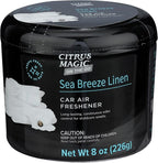 Citrus Magic On The Go Solid Air Absorber Sea Breeze Linen, Pack of 3, 8-Ounces Each (866472509)