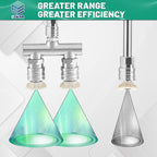 Dual Pressure Washer Tips, 2-in-1 Pressure Washing Nozzle Tips, Power Washer Dual Nozzles with 8PCS Power Washing Spray Nozzle (0, 15, 25, 40 Degree), 1/4" Quick Connect, 5000 PSI