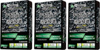 Treefrog Xtreme Fresh Charcoal New Car x3, White Peach Scent x3 Air Freshener, Deodorizer and Neutralizer air, Special Deal Bundle Mixed Pack, Black Bamboo Charcoal, Generously Large Size 200g.