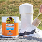 Gorilla Patch & Seal Liquid Rubber Waterproof Sealant, White, 32 Ounce (Pack of 1) - Seals Out Water, Air, and Moisture