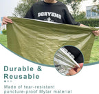 Emergency Sleeping Bag Survival Bag 3 Pack | Thermal Waterproof Mylar Bivy Sack for Adults | Portable Emergency Sleeping Bags for Survival, Extreme Cold, Camping, Hiking, and Outdoor Emergency Gear