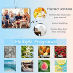 10-1000 Pcs Custom Air Fresheners with Picture - Double Sided Personalized Car Air Freshener with Photo & Logo, Hanging Auto Accessories & Custom Gifts for Branding Business Events (Horizontal)