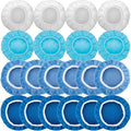 20PCS Car Orbital Buffer Polisher Pad Bonnet Set, 9-10 Inch Polishing Buffing Pads Bonnet Buffing Pad Cover, Microfiber Buffer Pads, Polisher Pads, Car Accessories for Polishing, Waxing and Cleaning