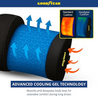 Goodyear Lumbar Support Pillow for Office Chair and Car Seat - Memory Foam Lumbar Pillow & Back Brace Support Posture Corrector, Lower Back Pain Relief