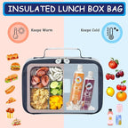 CAMTOP Lunch Box Kids Boys Insulated Lunch Cooler Bag Reusable Lunch Tote Kit for School Travel