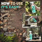 Fabric Freshener Spray, 32oz. 'Peppermint' Odor Remover Spray. Shoe Deodorizer, Carpet Deodorizer, Odor Eliminator for Strong Odors Cleaning Supplies. ProvenSafe™ Fabric Freshener for Sensitive Gear