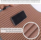 Suninbox Car Seat Covers,Cloth Cars Seat Covers,Universal Fabric Car Seat Covers,Front Seats Only Air Bag Compatible,Cooling Car Seat Protector,Buckwheat Hull Breathable Comfortable Ventilated,Black