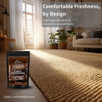 Lapew Café Aroma Carpet Deodorizer Powder - Pet Safe Freshener for Vacuuming | Scented Odor Eliminator for Home | 16 oz