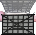 Overhead Car Organizer, Compatible with Ford F-150 XL/Raptor 2010-2025 Car Roof Storage Net Universal Car Ceiling Storage for Camping Storage Bag,Black-Large