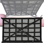 Overhead Car Organizer, Compatible with Ford F-150 XL/Raptor 2010-2025 Car Roof Storage Net Universal Car Ceiling Storage for Camping Storage Bag,Black-Large