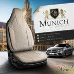 Premium Car Seat Covers Front Seat - Linen Car Seat Cover for SUV, Cars, Most Pickups, Beige, Car Seat Protector, Car Seat Covers Front Seats, Car Seat Protector