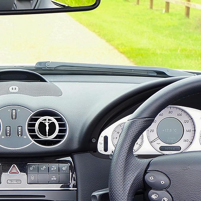 Christian Cross 30mm Aromatherapy Car Essential Oil Diffuser Vent Clip