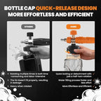 maXpeedingrods Foam Cannon for Pressure Washer, Wide Mouth Quick Release Car Wash Foam Gun with Adjustable Soap Cannon, Thick Snow Foam Lance for Car Wash, 1/4'' Quick Connector, with 2 Orifice Nozzle
