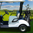YOKYHOM Golf Cart Seat Covers for 2/4-Seater, Microfiber Seat Towel Blanket, Keeps Seats Cool, Clean & Comfortable, Fits EZGO, Club Car, Yamaha, 51"x31"