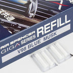 Air Spencer Giga Clip Stick REFILL 3 Boxes Blue Musk Scent, Designed for GIGA Sylpheed, Clip, Clipia II, Bijou, Cross, LuxDry, Rijoure Refill