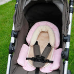 COOLBEBE Upgraded 3-in-1 Babybody Support for Newborn Infant Toddler - Extra Soft Car Seat Insert Cushion Pad, Perfect for Carseats, Strollers, Swings, Pink