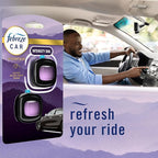 Febreze Car Mountain Scent Air Freshener Vent Clip,.07 oz,(Pack of 4)