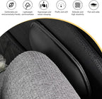 WZP 2PCS Car Door Armrest Pads, Soft Leather+Memory Foam Car Knee Pads, Arm Rest Elbow Cushion with One-Piece Molding, Universal Car Interior Accessories for Arm Support Protect (Black)