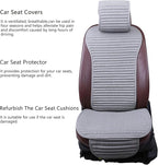 Suninbox Car Seat Covers Buckwheat Hull Universal Car Seat Covers,Bottom Seat Covers for Cars,Truck Seat Covers,Car Seat Cushion Protector Mats Pad,Gray Front Seat