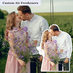 Custom Air Fresheners with Picture - Personalized Scent & Double Sided Photo Design air Freshener for car, Long-Lasting - for Office, Cars Hanging Ornament - Ideal for Families & Pet