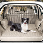 Dog Car Net Barrier for SUV - Pet Car Divider Back Seat Barrier Net, Easy to Install and Remove,with Flexible Bungee Cords Adjustable for Trucks, SUV, Vans, Universal Fit Sturdy Mesh (47 * 27 inches)