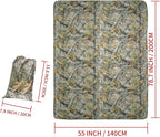 Poncho Liner Military Insulation Outdoor Camping Blanket for Travel, Beach, Grass, Picnic, Car Emergency, Outdoor, Survival