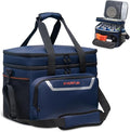 EVERFUN Small Cooler Bag 24/48 Can Insulated Lunch Box Double Deck Soft Leak-Proof Waterproof Collapsible Ice Chest for Men Women Work Travel Car Trip Picnic Beach