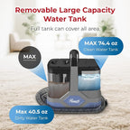 Rosewill Multi-Purpose Portable Carpet and Upholstery Cleaner with 74.4 oz Large Water Tank, Self Cleaning, Powerful Suction 17 KPa Spot Cleaner, 600W Motor, 4 Tools for Pets, Car, Couch and Stairs